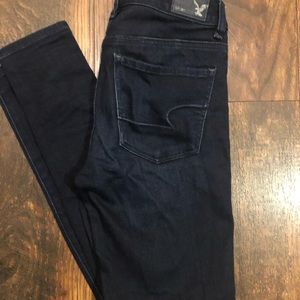 American Eagle Dark Rinse Jegging  -2